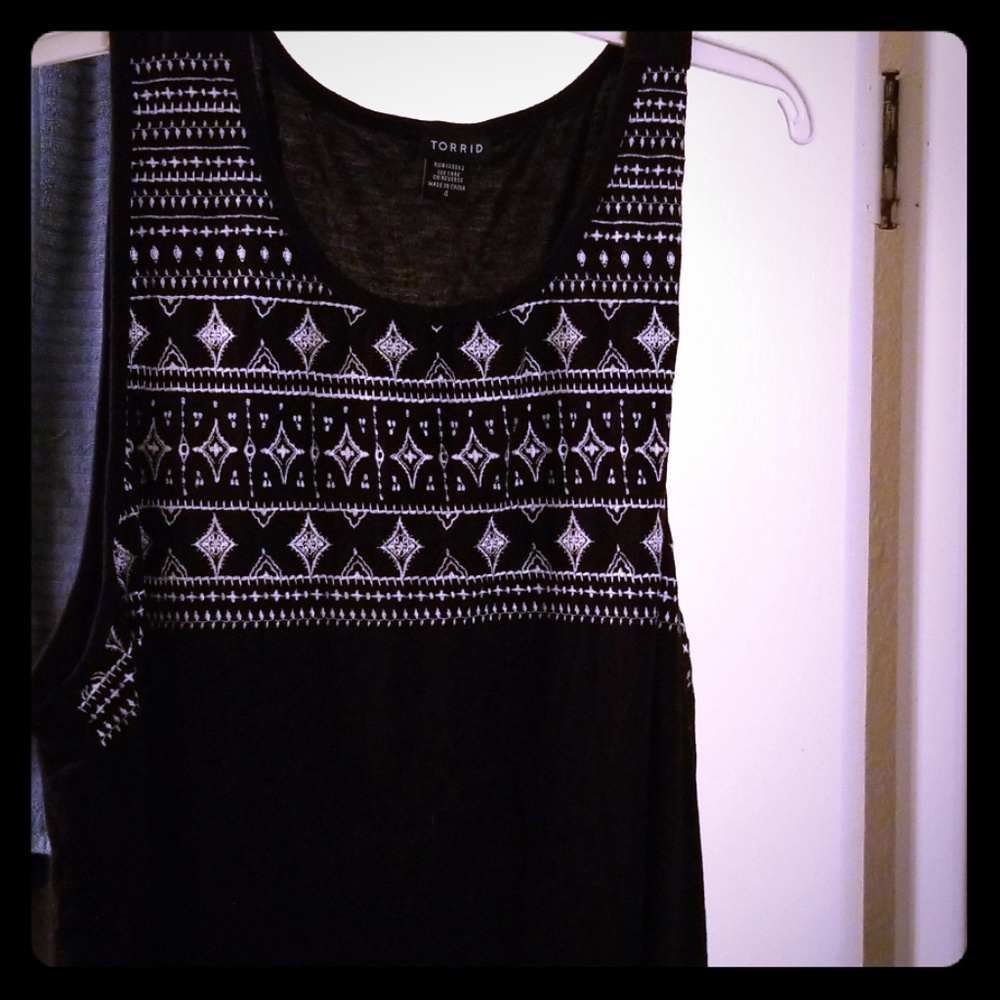 Torrid Embroidered Tank